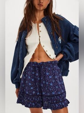 Free People | Cambridge Printed Pull-On Shorts